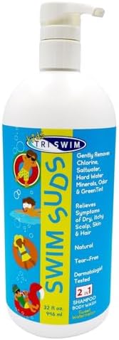 Kids Swim Suds Natural, Tear-free, 2-in-1 Shampoo & Body Wash