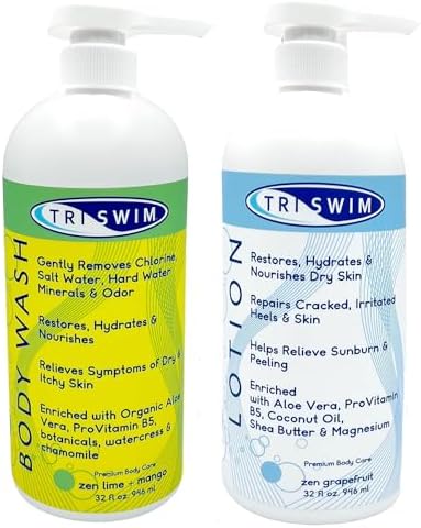 Swim Body Wash and Lotion Set, 32 fl oz