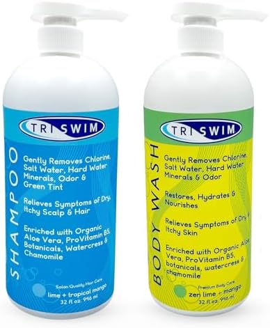 Swim Shampoo and Body Wash Bundle, 32 fl oz